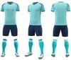 Neues Fußballtrikot-Set Bedruckt Kinder-, Herren- und Damen-Atmungsaktives Kurzarm-Fußballtrikot, Training für Grund- und Sekundarschüler
