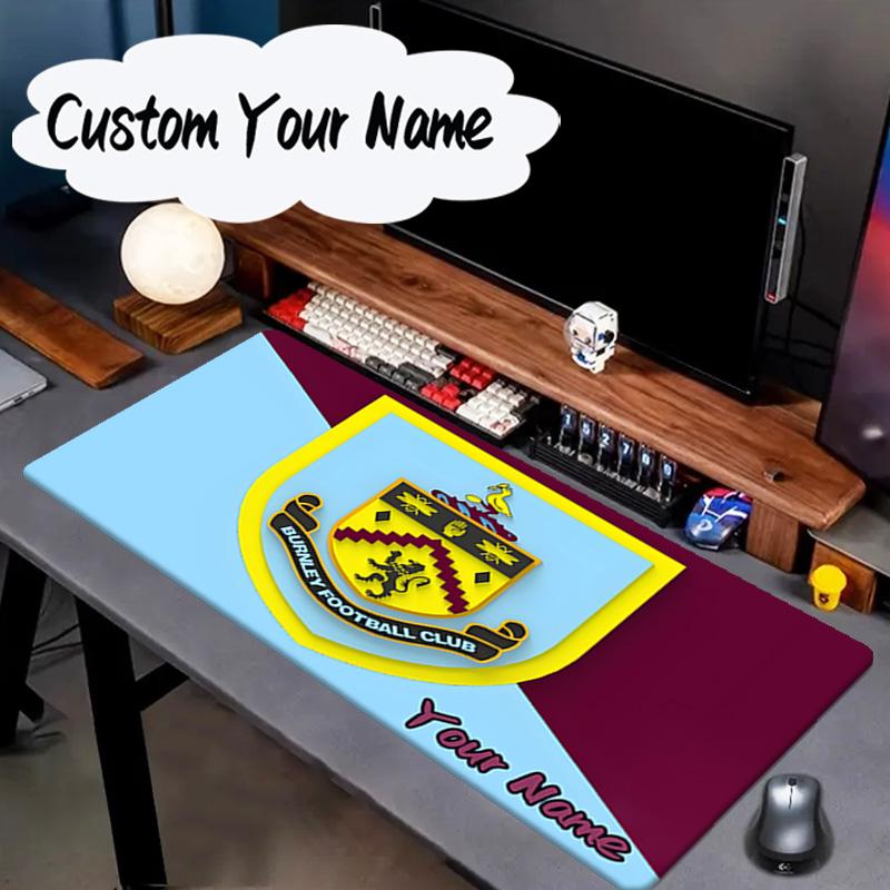 Custom Name Mouse pad Football Club Burnley Mouse pad, Gaming Mouse Pad, keyboard pad, Desk Decor for computer notebook Fan Birthday Gift
