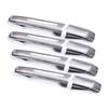 For Jaguar XE X760 XF X260 F-PACE X761 2015 2016 2017 2018 2019 Chrome Bright Silver Car Door Handle Cover Trim Frame Stickers SS3