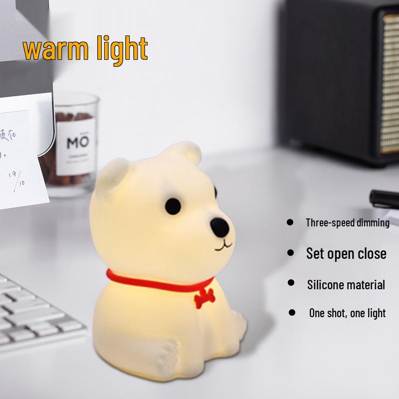 Rabbit Silicone Night Light: Soft, Cute Bedside Companion for a Cozy Atmosphere