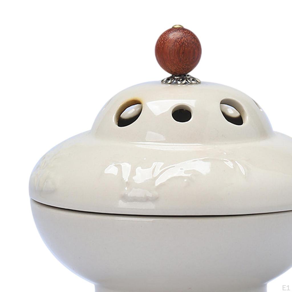 Cones Burner Bowl Contemplation Ornament Cone Porcelain Incense Coil Holder
