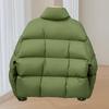 Silbaishé Women's 90% Down Stand Collar Loose Fit Puffer Jacket