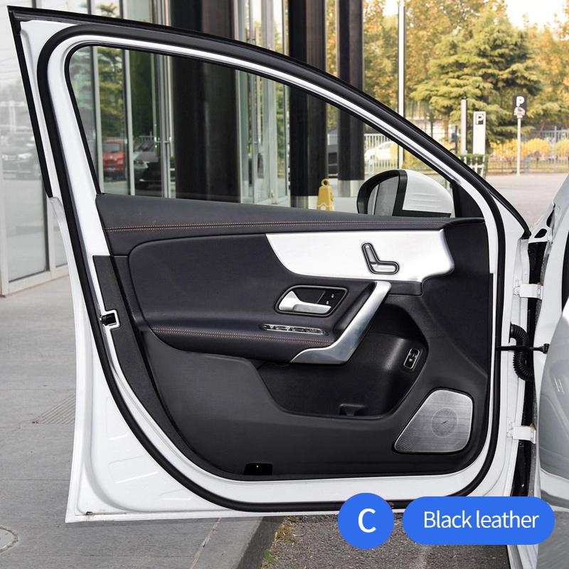 For Benz A-Class Anti-scratch Dirt-resistant Wear-resistant Door Anti-kick Pad Interior Leather Protective Accessories