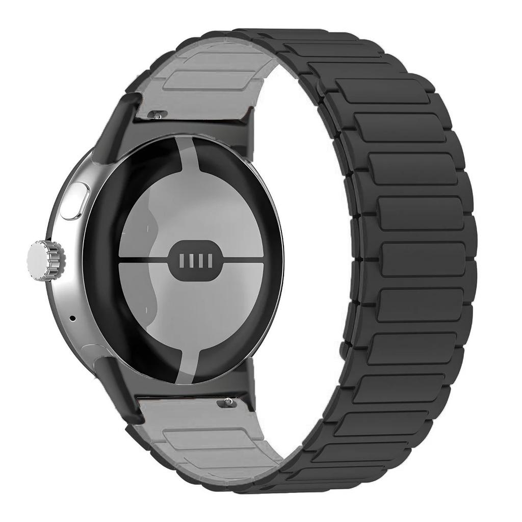 Für Google Pixel Watch 3 2 1 45mm 41mm Magnetisches Silikon-Ersatzarmband für Google Pixel Watch 3 2 1 Sport-Armband