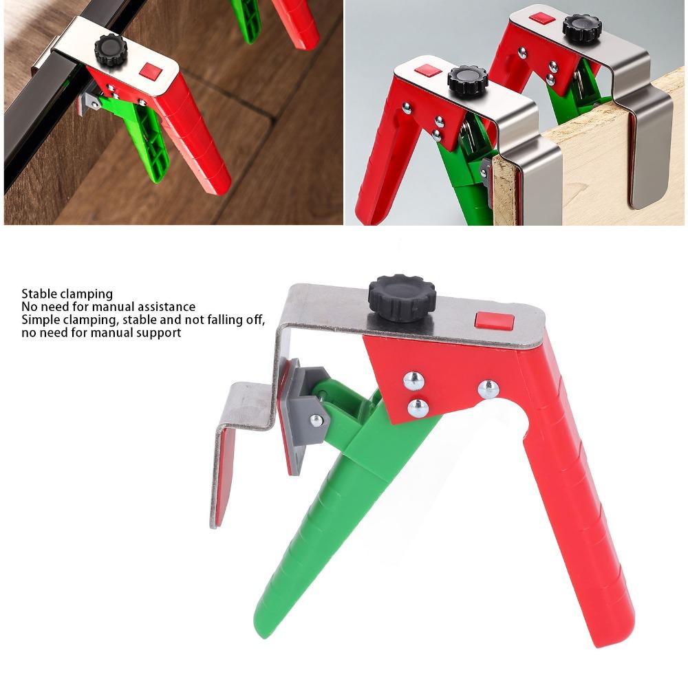 4pcs Quick Release Cabinet Door Clamps Drawer Panel Mounting Clips For Drawer Panel Installation