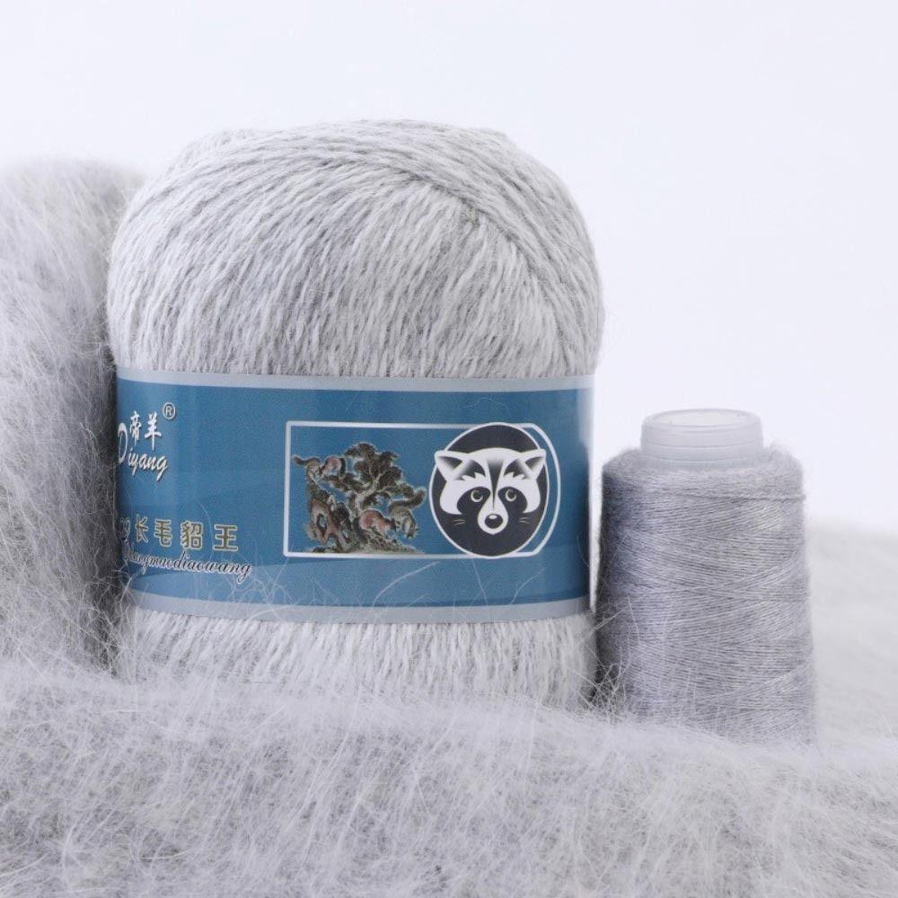 Hand Knitting Cashmere Mink Fur Yarn Anti-pilling Cashmere Thread Wool Yarn  Fall Winter