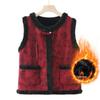 Women's Warm Velvet-Lined Vest for Seniors