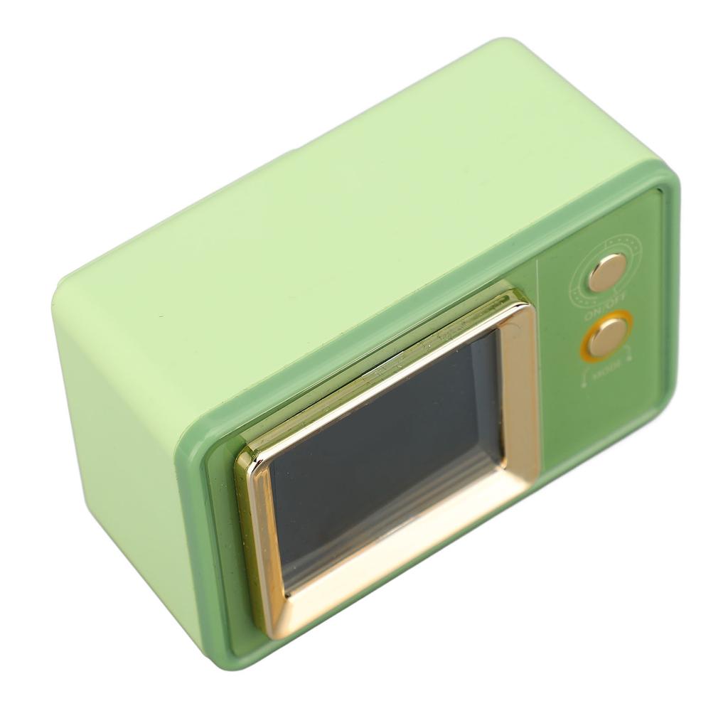 Retro Speaker TV Shaped Multifunctional Fashionable Time Speaker for Home Outdoor Use