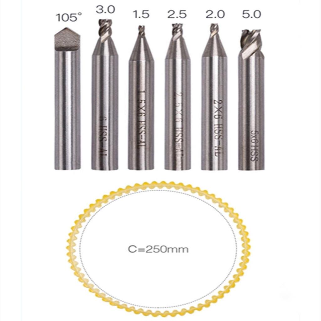 Milling Cutter Drill Bit Set High Hardness Sleeve Vertical Spare Parts Tool
