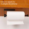 Wall-Mounted Paper Roll Holder Strong Load-bearing Waterproof Simple Installation Self-Adhesive Tissue Rack Paper Towel Holder