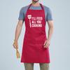 Neck Letter Printed Apron Home Kitchen Male And Female Couples Bbq Baking Catering Work Apron
