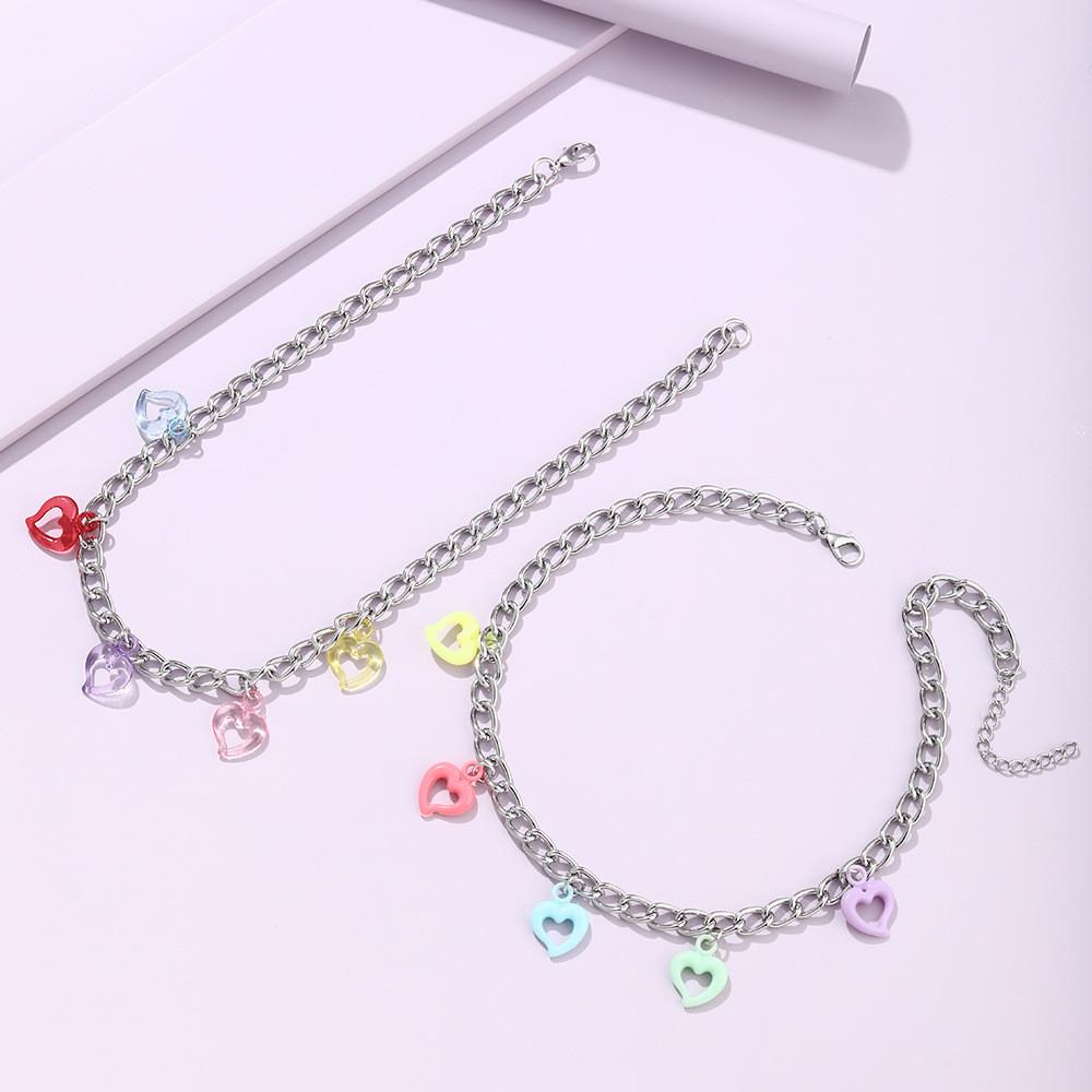 Fashionable Simple Heart Pendant Necklace Crafted From High Quality Alloy Material