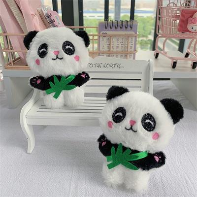 1 Adet Sevimli Peluş Panda Anahtarlık Kolye Çanta Aksesuarları Okul Çantası Kolye