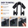 Clamp-On Hose Guide for Water Changes and Filling, Hand Screws with U-Shaped Support for Bucket, Fence, and Wall Use