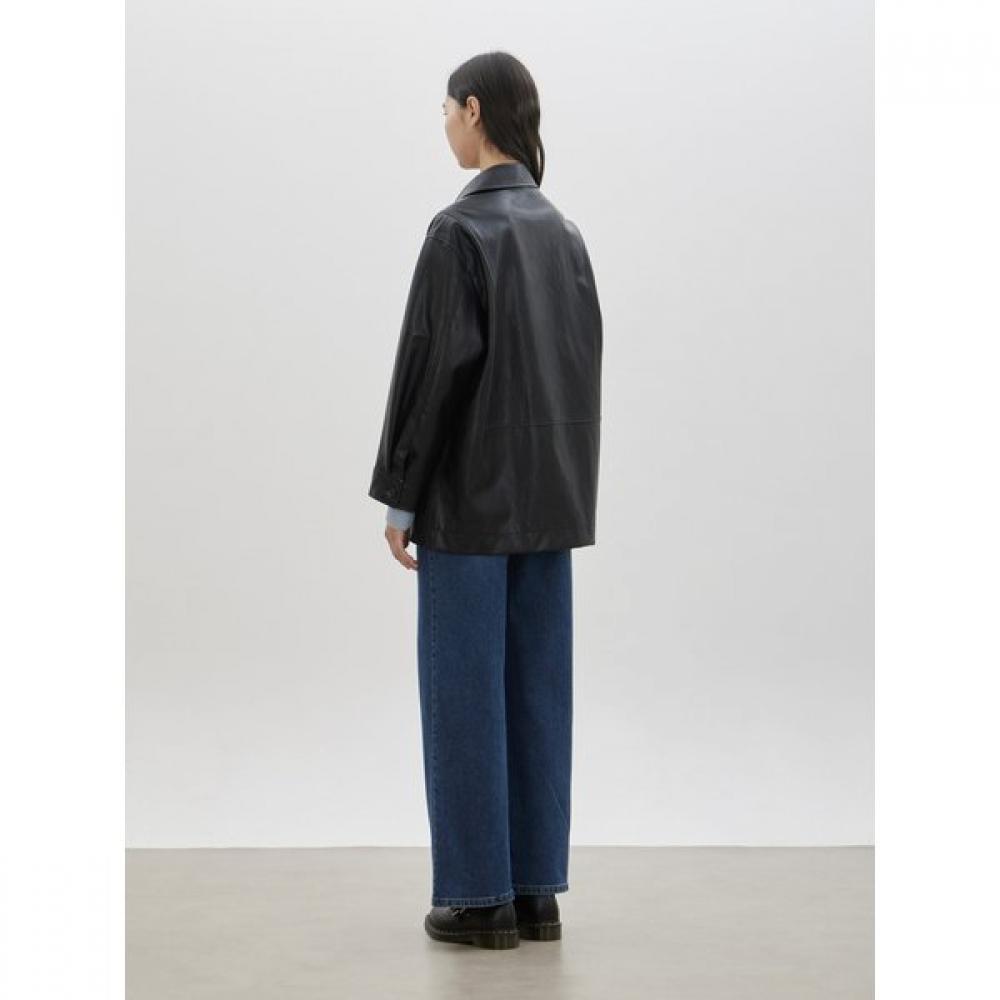 Cc Collect Fake Leather Half Jacket C261psf351