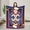Hazbins Hotels Coperta Peluche Lucifer Biancheria da Letto in Flanella per Studenti Coperte per Arredo Casa Calde Qualità Personalizzata Copriletto Compleanno