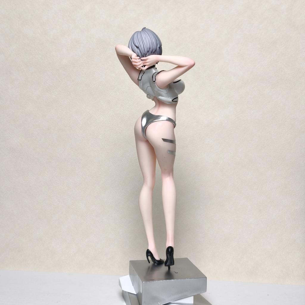 31CM NEW Rei Ayanami Ling Ayanami Gk Figure Short Hair Anime Girl Statue Desktop Ornament Toy Decor For Anime Fans
