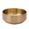 Korean 304 Stainless Steel Rice Bowl Double Layer Anti-Scalding Soup Noodles Bowls Salad Fruit Bowl Kitchen Tableware