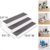 Spice Rack Organizer for Cabinet3Tier Rack Step Shelf for Pantry Countertop Non Skid and Waterproof Shelf For Spice Bottles Jar