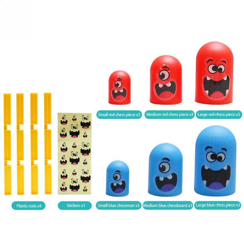 Party Game Children's Tic-Tac-Toe Boys' Intelligence Parent-Child Interactive Fun Game Set Big Eats Little