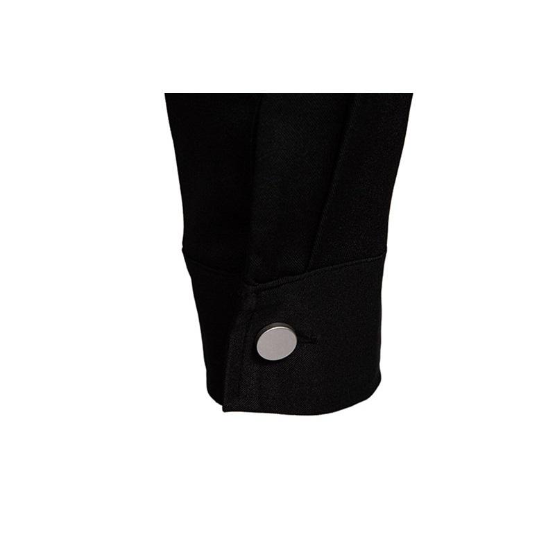 Høstmote Herre Skjorte med Diagonal Plissédesign Langermet Høy Kvalitet Vintage Herre Casual Sosial Bryllupsfest Business