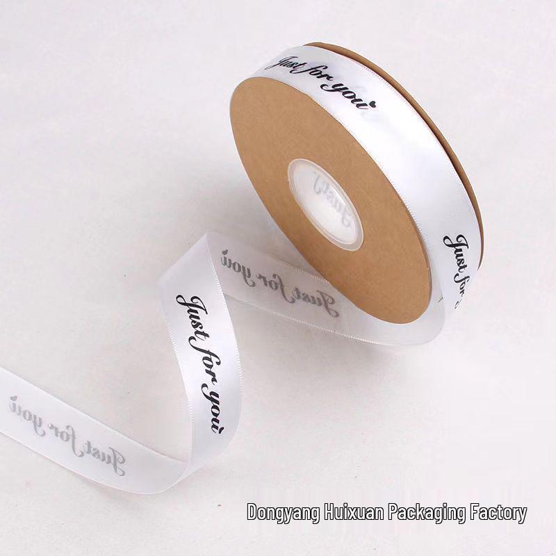 

Лента из английского полиэстера сатина 2,5 см для цветочных букетов, подарков и упаковки для выпечки