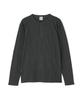AVIREX DAILY RIB HENLY NECK TEE 6153482 men's S charcoal