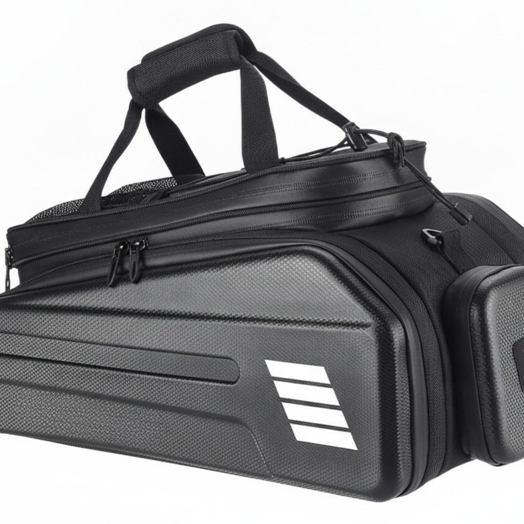 Electric Bike Trunk Bag Structured Easy To Install for Cyclists