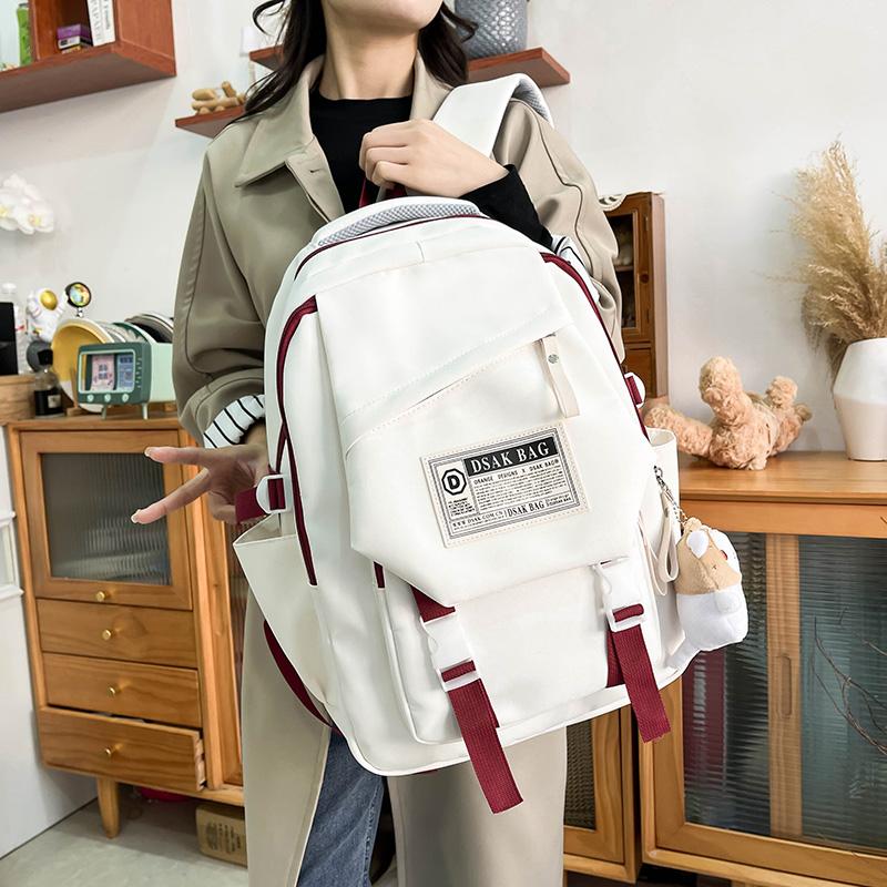 Рюкзак большой емкости студенческий школьный рюкзак для путешествий на открытом воздухе — фото 8