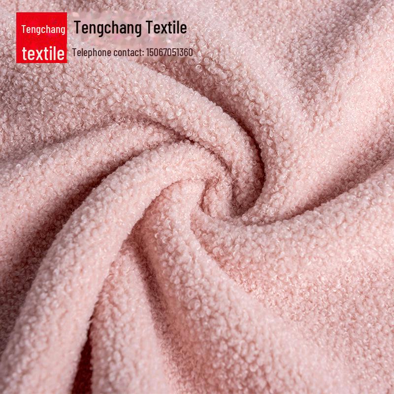 Autumn/Winter New Granular Lambskin & Velvet Teddy Fabric for Pet Clothing