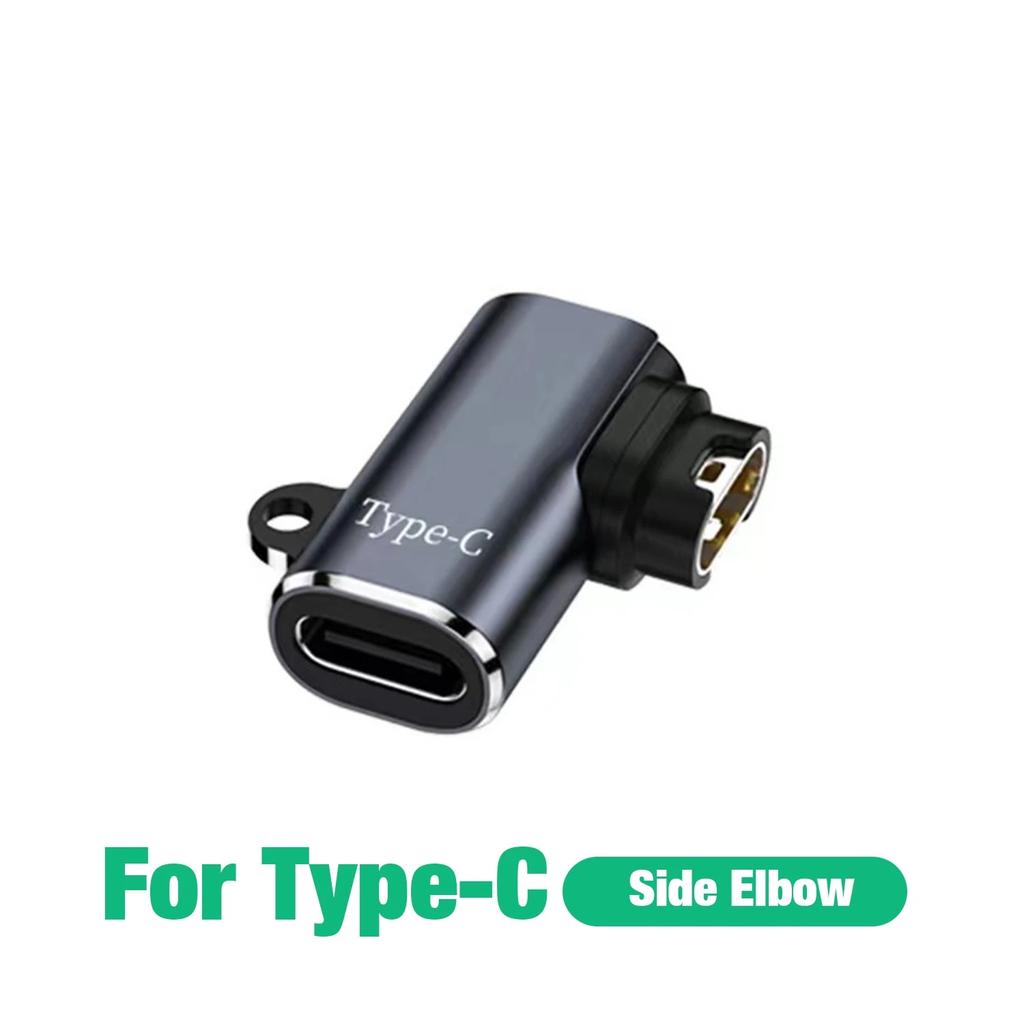 Type C/Micro/IOS USB to 4pin Charger Adapter Connector for Garmin Fenix 7/6/5/7X/6X/5X/ Venu 2 plus Watch Charging Converter