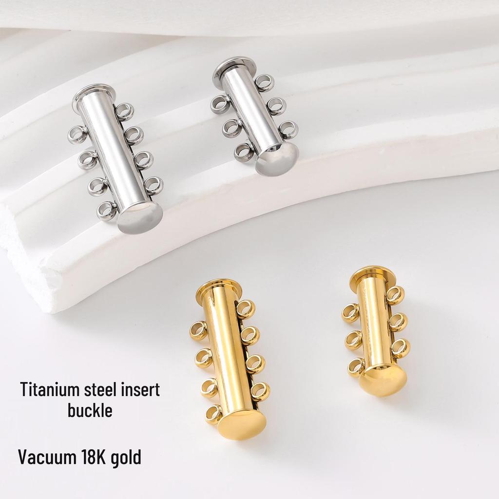 Magnetic Stainless Steel & Titanium Bracelet Necklace Clasp and Connector