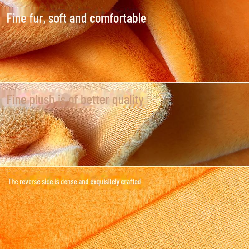 Material Pluș Iepure Rex Imitație 5mm - Opțiuni Multicolor pentru Jucării, Îmbrăcăminte, Perne