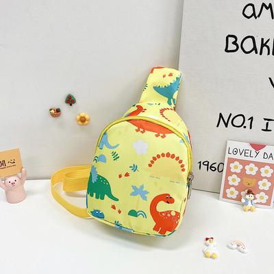 New Boys and Girls Crossbody Handsome Dinosaur Breast Bag Small Satchel Cute Baby Fanny Pack Outdoor Travel Backpack