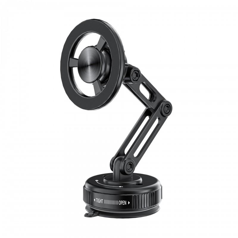 Magnetic Car Phone Holder Dashboard With 360 Rotation MagSafe Compatible Non-Charging Black
