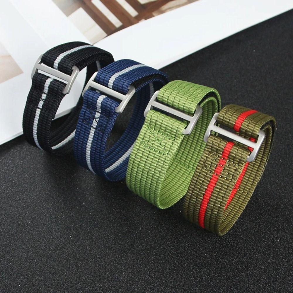 22mm Washable Bracelet Nylon Premium Watchband Comfortable Loop Strap for Tudor Bay Sport