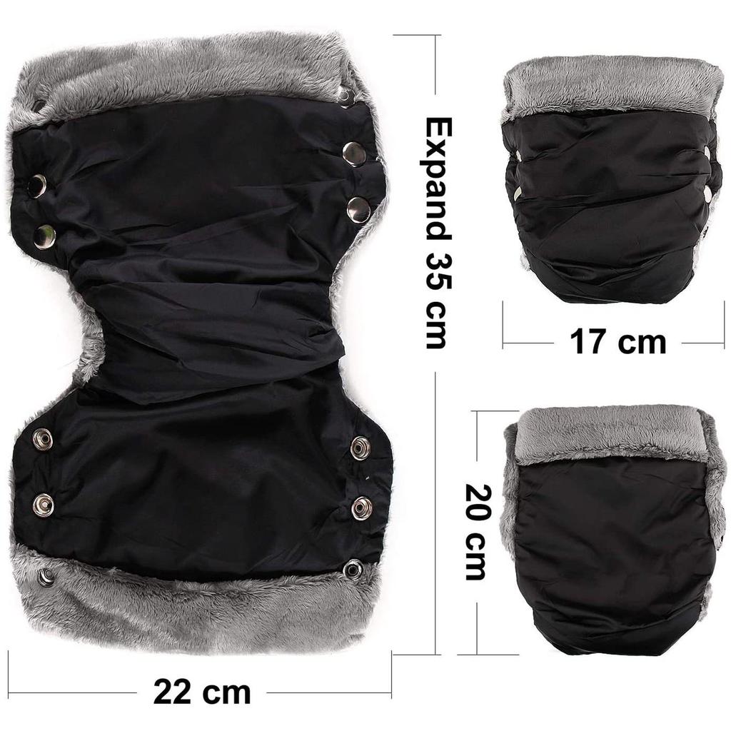 Gants De Poussette, Anti-Gel Pour Guidon, Chauffe-Mains D