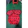 Costume Coccinella di Halloween per Donna Vestito Cosplay Ape con Ali