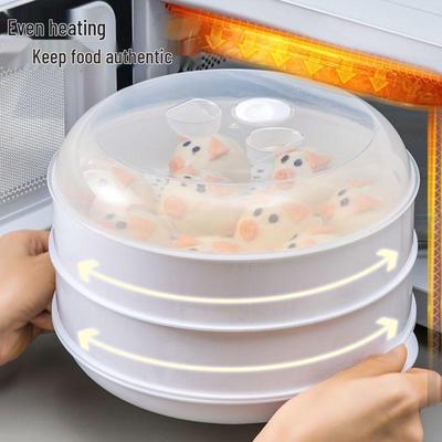 Microwave Multi-layer Food Steamer - Rice, Buns, Dumplings, Food Grade PP