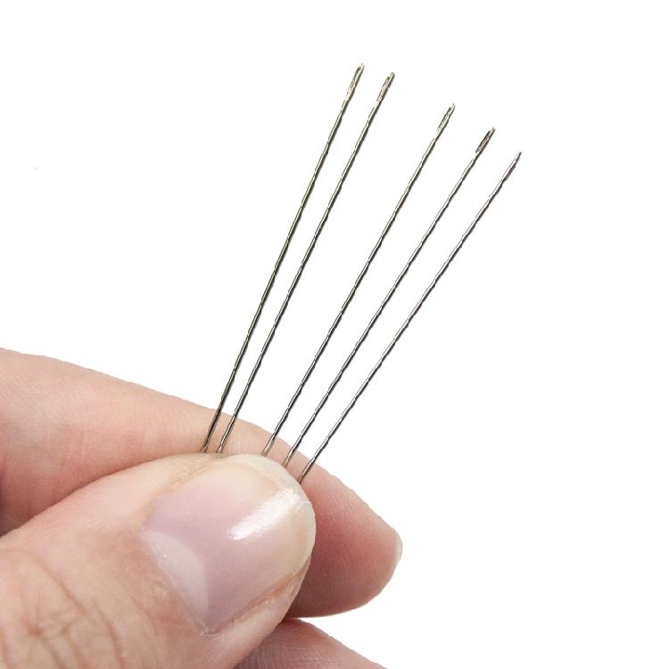 25 Pcs Long Straight Beading Needles for Extra Fine Thin Beading Embroidery Need