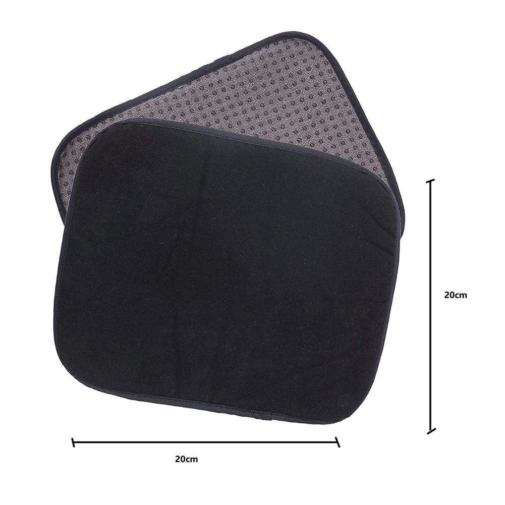 Microfiber Bowling Ball Cleaning Towel Non-Slip Portable Black Bowling Polisher Cloth Lightweight Soft Sports Accessories