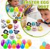 12 Pack Prefilled Easter Eggs With , 2.5Inch Plastic Easter Eggs Filled Toys For Easter Hunts, Basket Stuffers, Easter Party Gifts