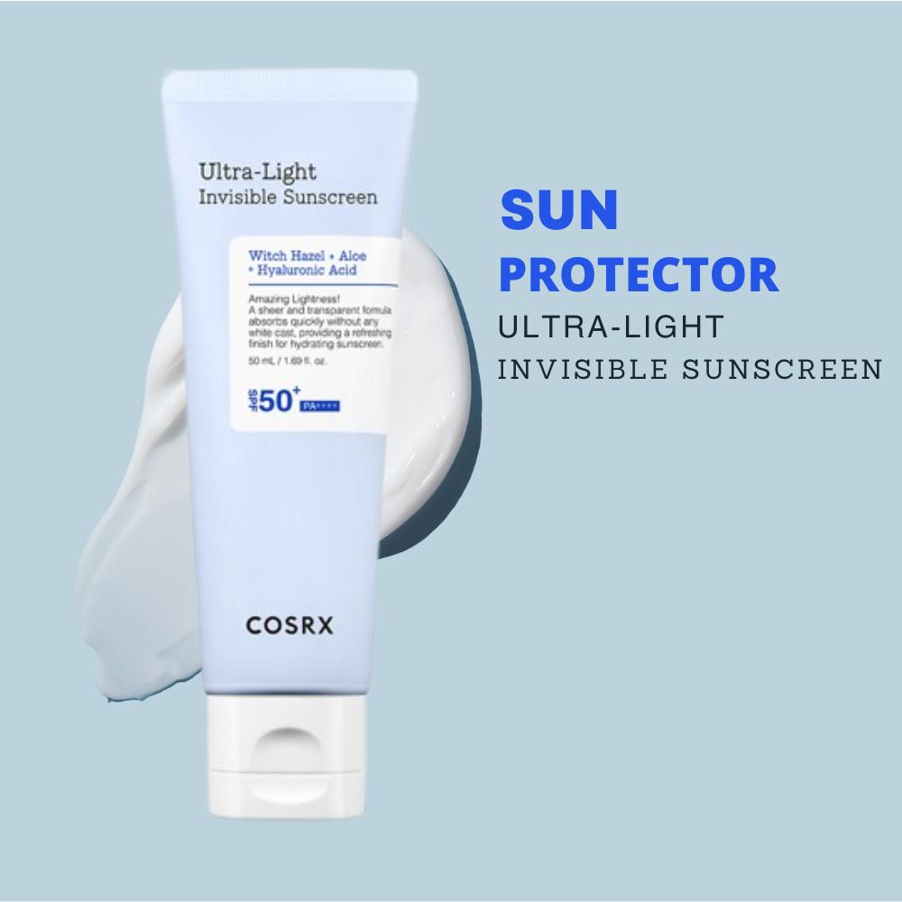 COSRX NEW, Ultra Light Invisible Sunscreen SPF 50 PA++++ (50ml / 1.69 Fl.oz)