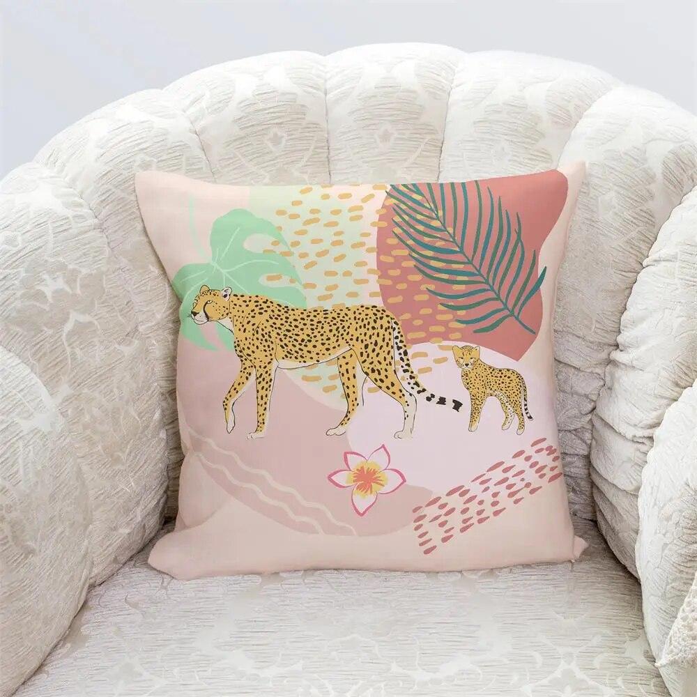 Bedroom Living Room Home Cushion Cover Geometric Abstract Pillowcase Modern Office Decor