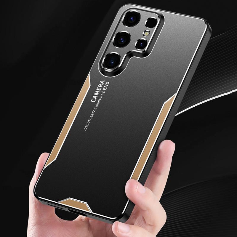 For Samsung Galaxy S23 Ultra Case Military Aluminum Alloy Cover Wholesale Cell Phone Accessories