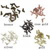 50pcs Creative Vintage Book Corner Protector Practical Iron Scrapbook Protector Durable DIY Book Corner Brackets Home