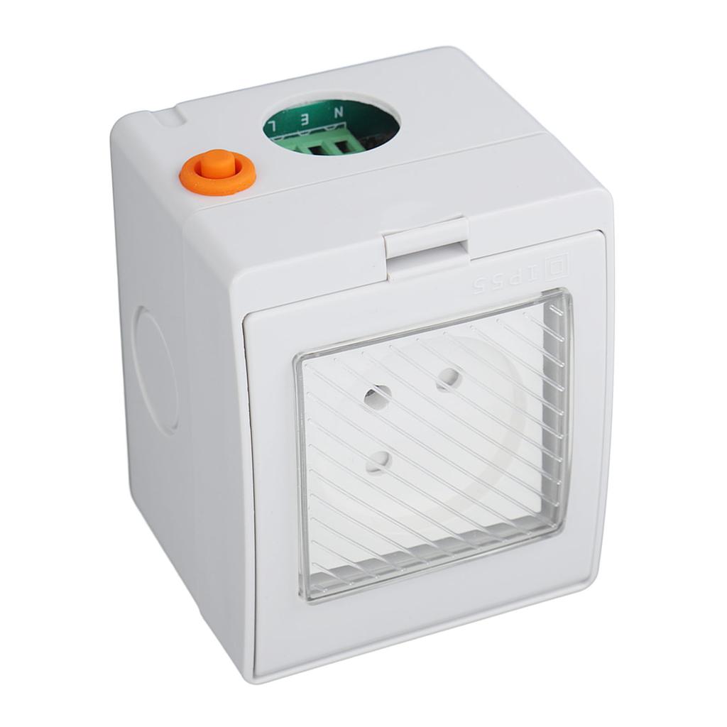 WiFi Smart Socket PC ABS IP55 Waterproof APP Remote Control Power Outlet for Bathroom Outdoor 100