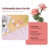 Rose Crystal Handle Loose Powder Makeup Brush - Beauty Tool for Nail Art, Blush, and Contour