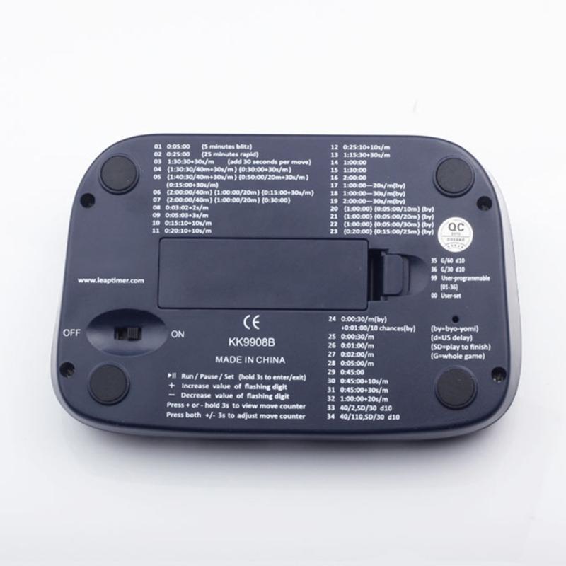 Digitale Schachwettkampf Zähl- und Countdown-Schachspiele Elektronischer Alarm-Timer