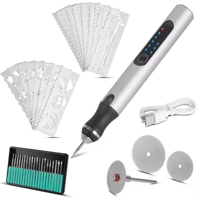 Electric Grinder Pen: Handheld Carving, Polishing & Engraving Tool for Jade & Wood